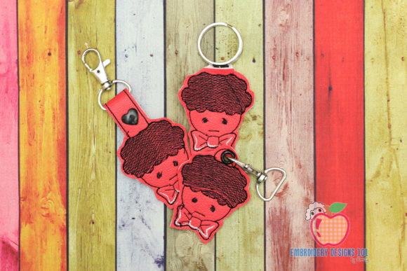 Boy Face with Bow Tie in the Hoop Keyfob Review