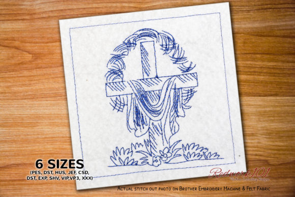 Easter Cross in Field Embroidery Review