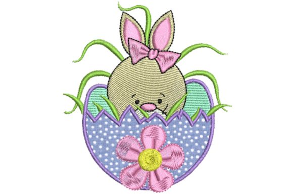 Easter Delight Bunny Applique 2 Design Review