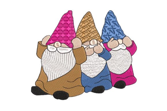 Gnomes See, Hear or Speak No Evil