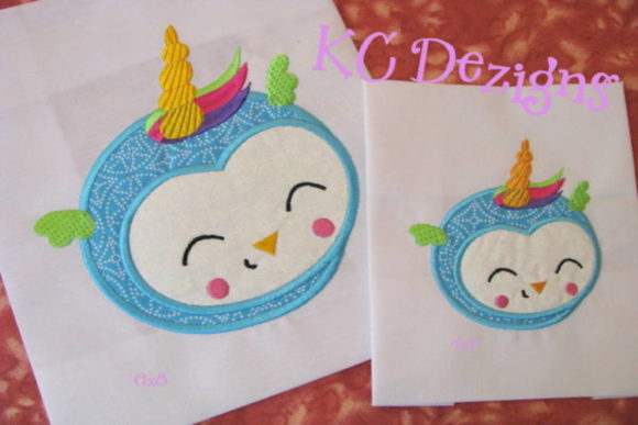 Owl Unicorn Face Machine Applique Design Review