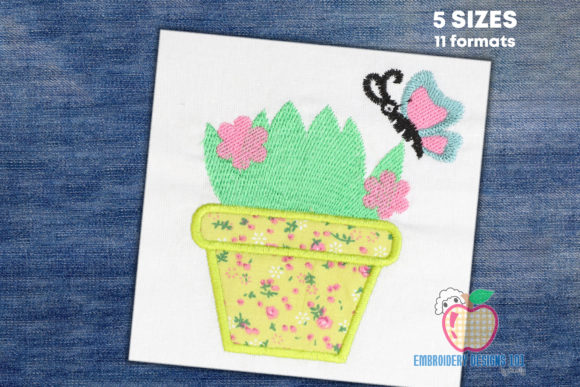 Plant Pot with Butterfly: A Designer's Review for Craft Fairs