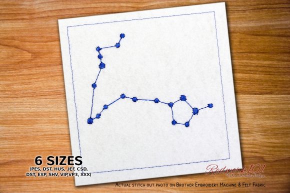 Star Constellation of Pisces on Sky Review